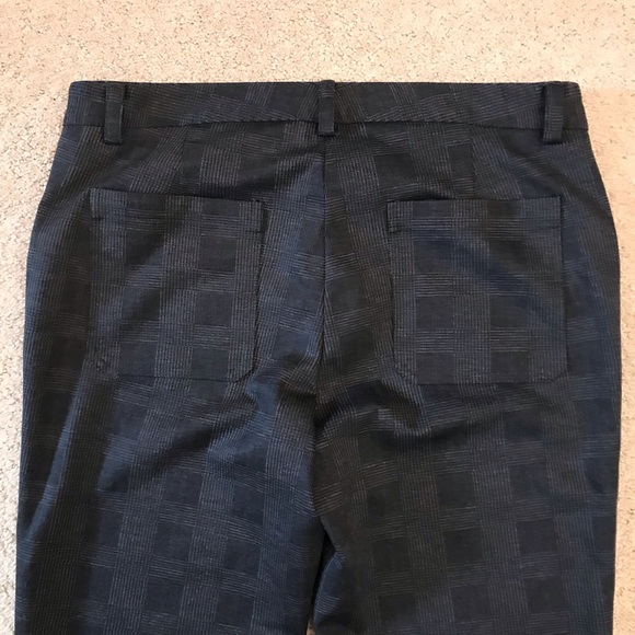 Calvin Klein Dress Pants Slacks Trousers Womens Size 12 Charcoal Grey Stretch - Picture 9 of 12